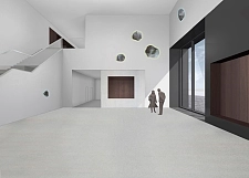 Preis und Realisierungsempfehlung – „UWO_1-8“ Foyer EG bei Tag. Quelle: Gabriele Obermaier, München