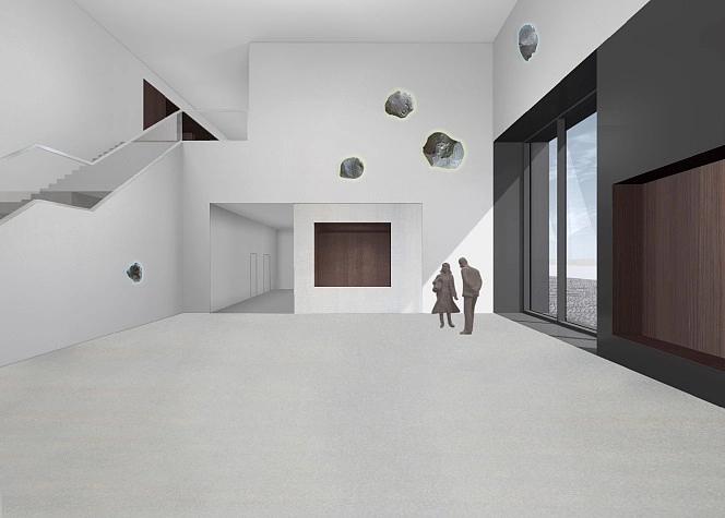 Preis und Realisierungsempfehlung – „UWO_1-8“ Foyer EG bei Tag. Quelle: Gabriele Obermaier, München