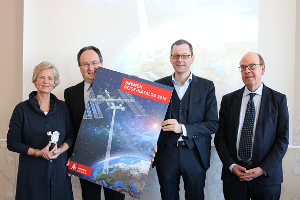 v.l. Ursula Carl, Peter Siemering, Martin Günthner und  Dr. Andreas Cors