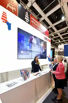 Empfang am Bremen-/Bremerhaven-Stand auf der Internationalen Tourismusbörse in Berlin