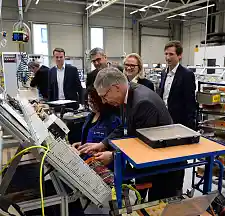 Liticia Brako, Mitarbeiterin in der Produktion, gab Einblicke in die Arbeit der Produktion