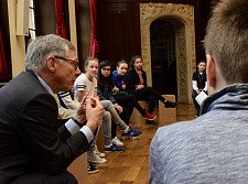 Gesprächsrunde mit Bürgermeister Carsten Sieling