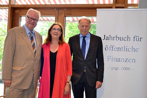 Dr. Schäfer, Karoline Linnert und Jürgen Trittin zu Beginn der Fachveranstaltung in der Bremer Landesvertretung