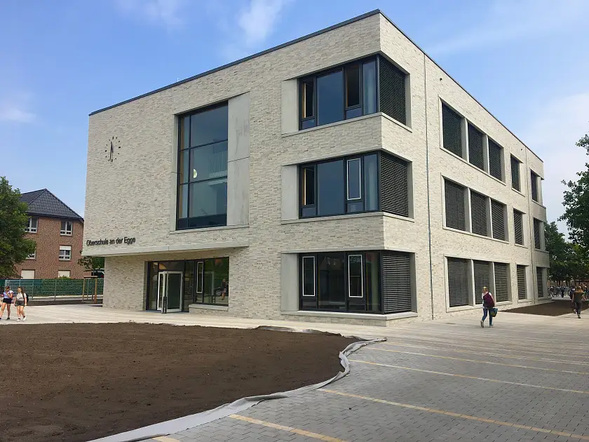 Außenansicht des neuen Gebäudes