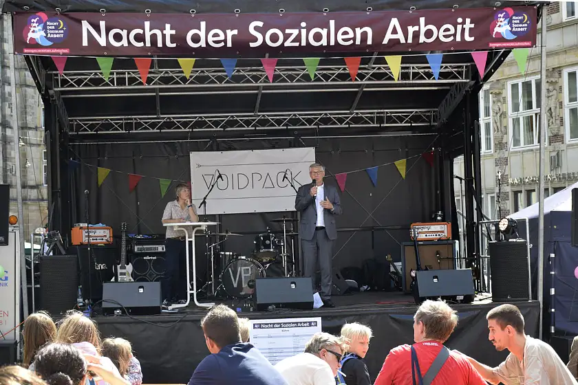 Bürgermeister Sieling eröffnet die Nacht der Sozialen Arbeit