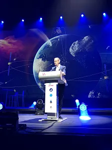 Senator Martin Günthner eröffnet den Public Day am 3. Oktober 2018.