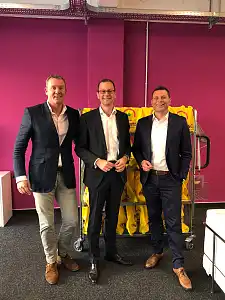 Norbert Hegmann, Martin Günthner und Thorsten Bausch (v.r.)