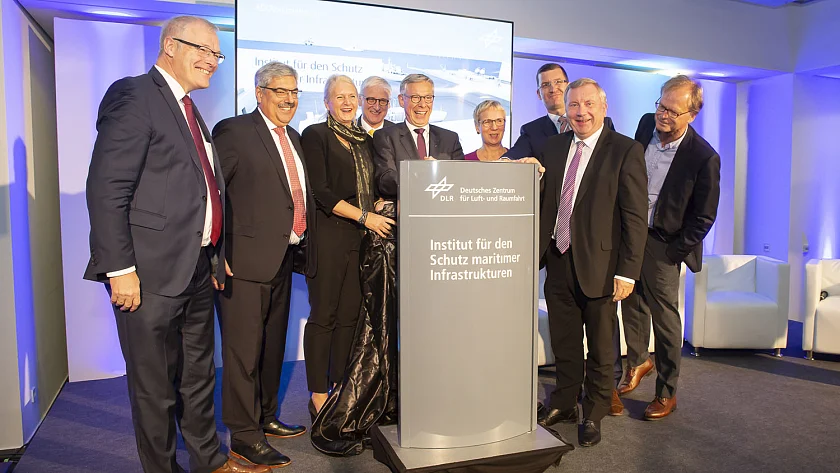 Eröffnung des DLR Institut für den Schutz maritimer Infrastrukturen