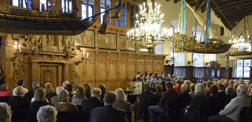 Empfang in der Oberen Rathaushalle. 