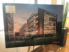 So kann es mal aussehen: Die neugestalteten Fabrikgebäude 