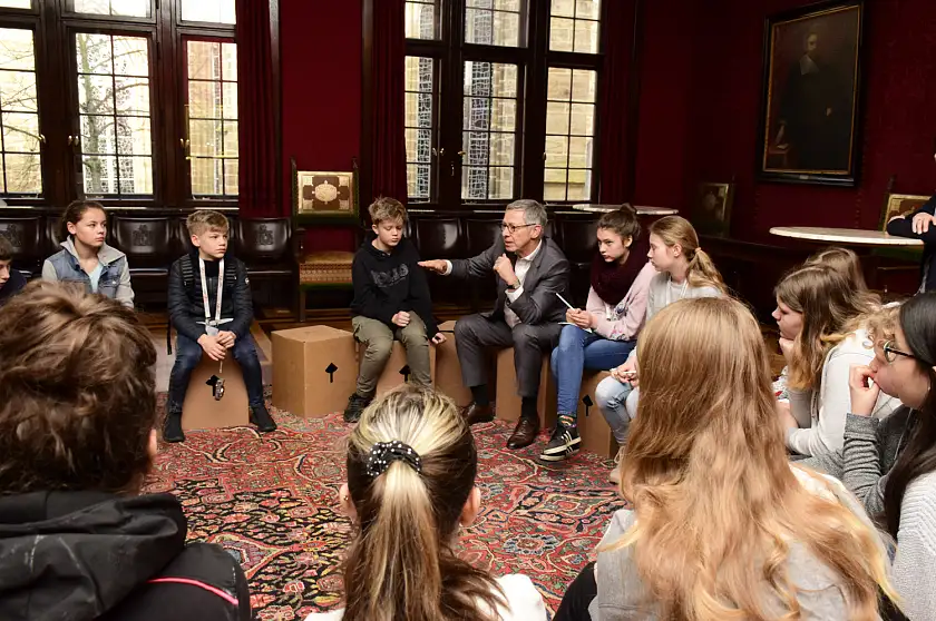 Gesprächsrunde mit Bürgermeister Carsten Sieling