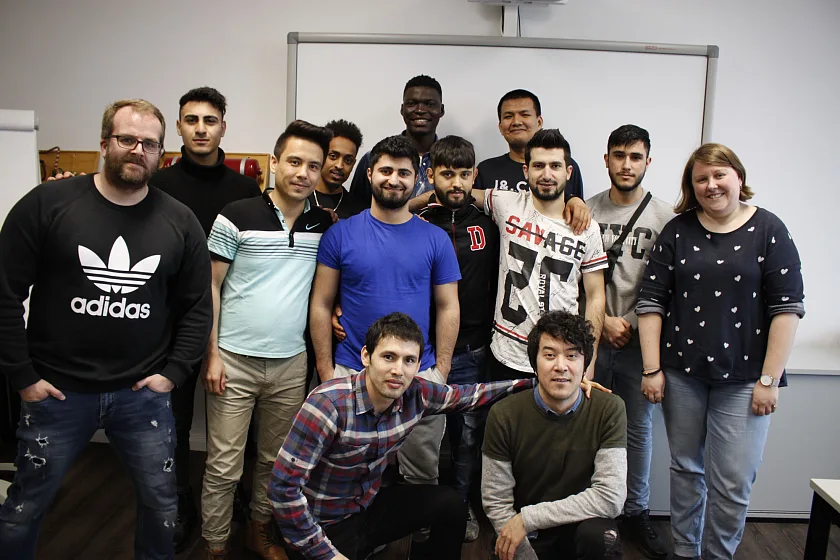 Die Zukunft im Blick: Motivierte Teilnehmende der Einstiegsqualifizierung