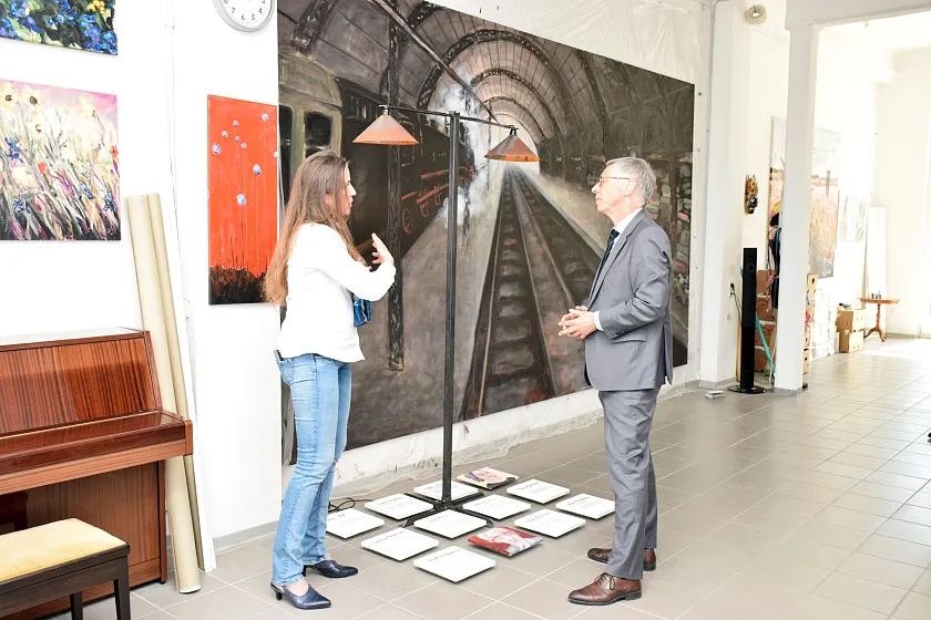 Die Bremer Künstlerin Dagmar Calais zeigt ihr Atelier