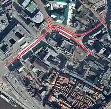 Variante 2.3 Quelle: BPR / Horeis & Blatt, Grundlage © GeoBasis-DE / Geoinformation Bremen, 2019