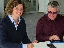 Frau Peter und Herrn Steinbrück