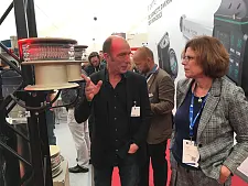 Gerd Möller, Geschäftsführer Lanthan und Senatorin Kristina Vogt