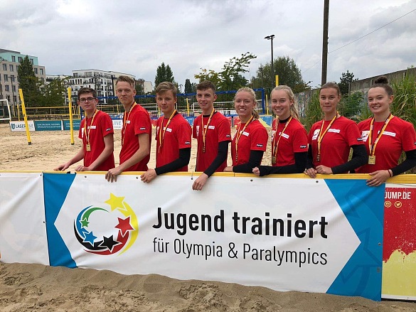 Gold für das Beachvolleyball-Team der Oberschule Ronzelenstraße