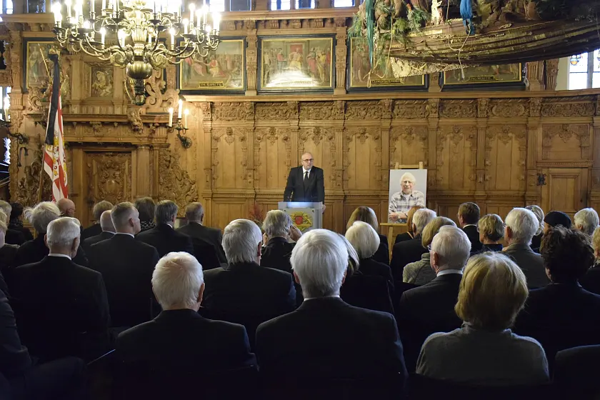 Trauerfeier im Rathaus 