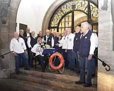 Shanty-Chor mit Bürgermeister