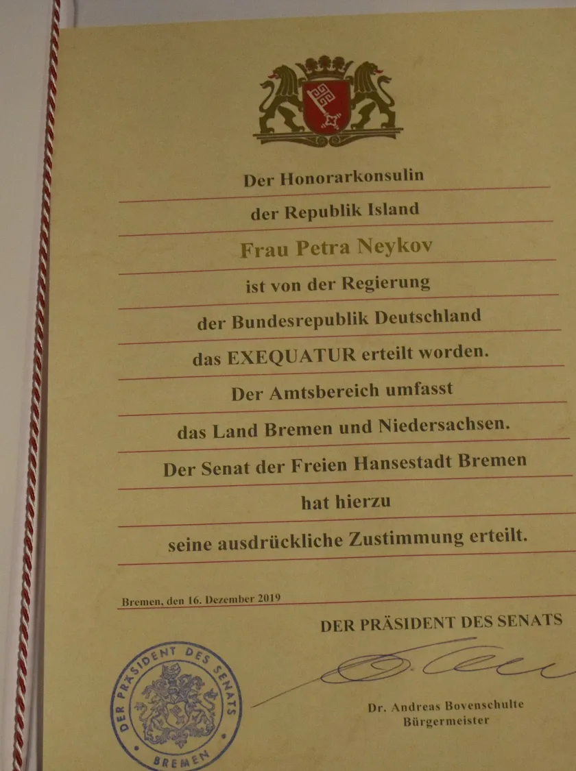 Urkunde im Detail