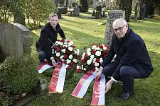 Kranzniederlegung auf dem Riensberger Friedhof