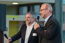 Hans-Georg Tschupke (li), Abteilungsleiter bei der Senatorin für Wirtschaft, Arbeit und Europa, und Rainer Frerich-Sagurna, 1. Vorsitzender NaGeB