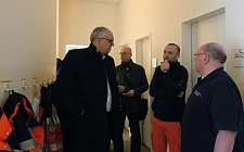 In der Rettungswache des DRK am St. Joseph-Stift