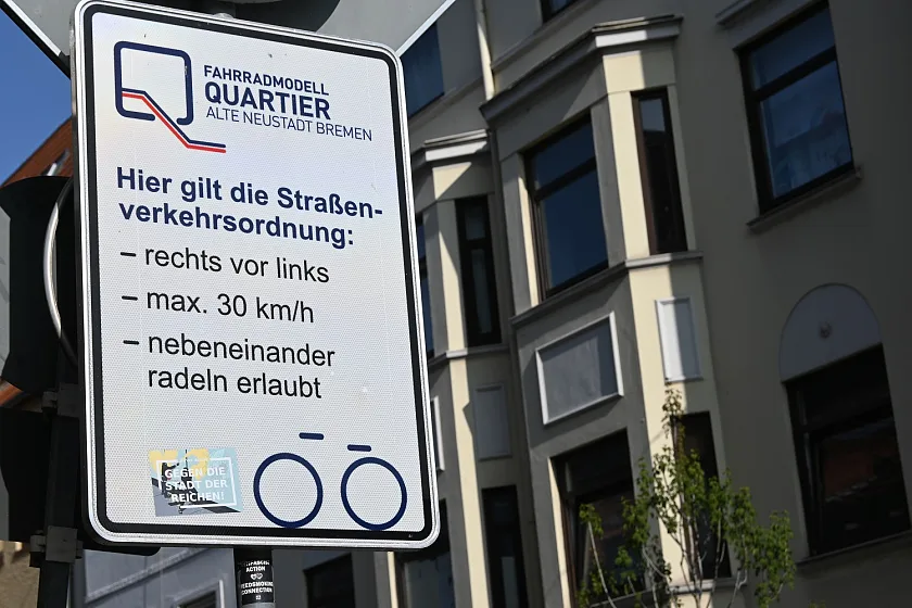 "Bestes internationales Projekt" Das Bremer Fahrradmodellquartier Foto: SKUMS