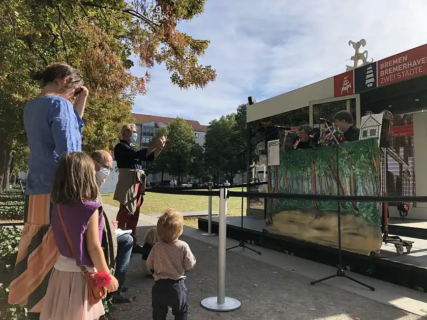 Sie kommen immer gut an bei Jung und Alt: die Bremer Stadtmusikanten vom Theater 62