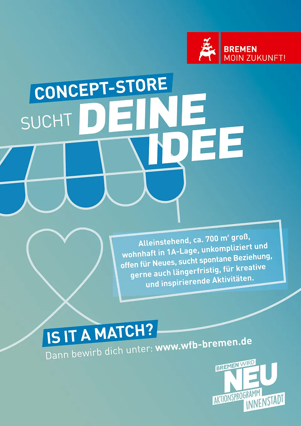 Bild Partner*innensuche mal anders – das Motiv, mit dem der Wettbewerb auf Plakaten beworben wird.