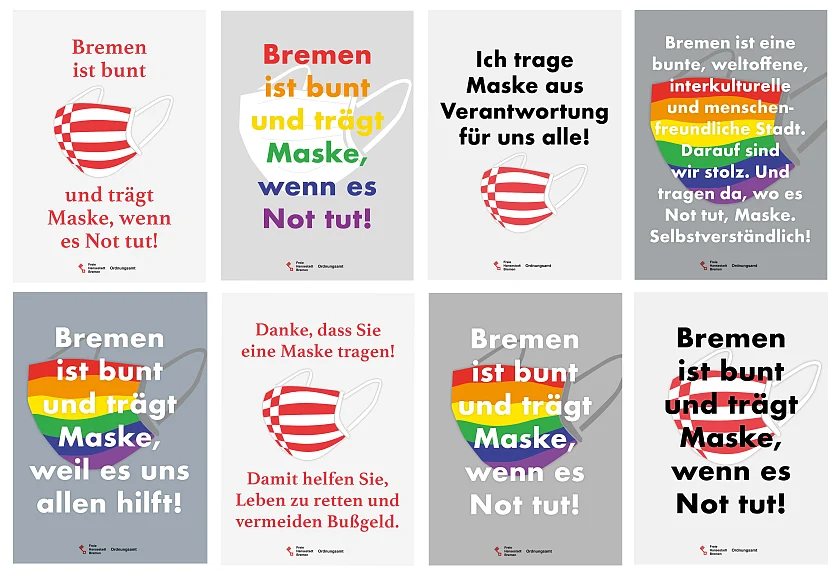 Collage Maskenbilder