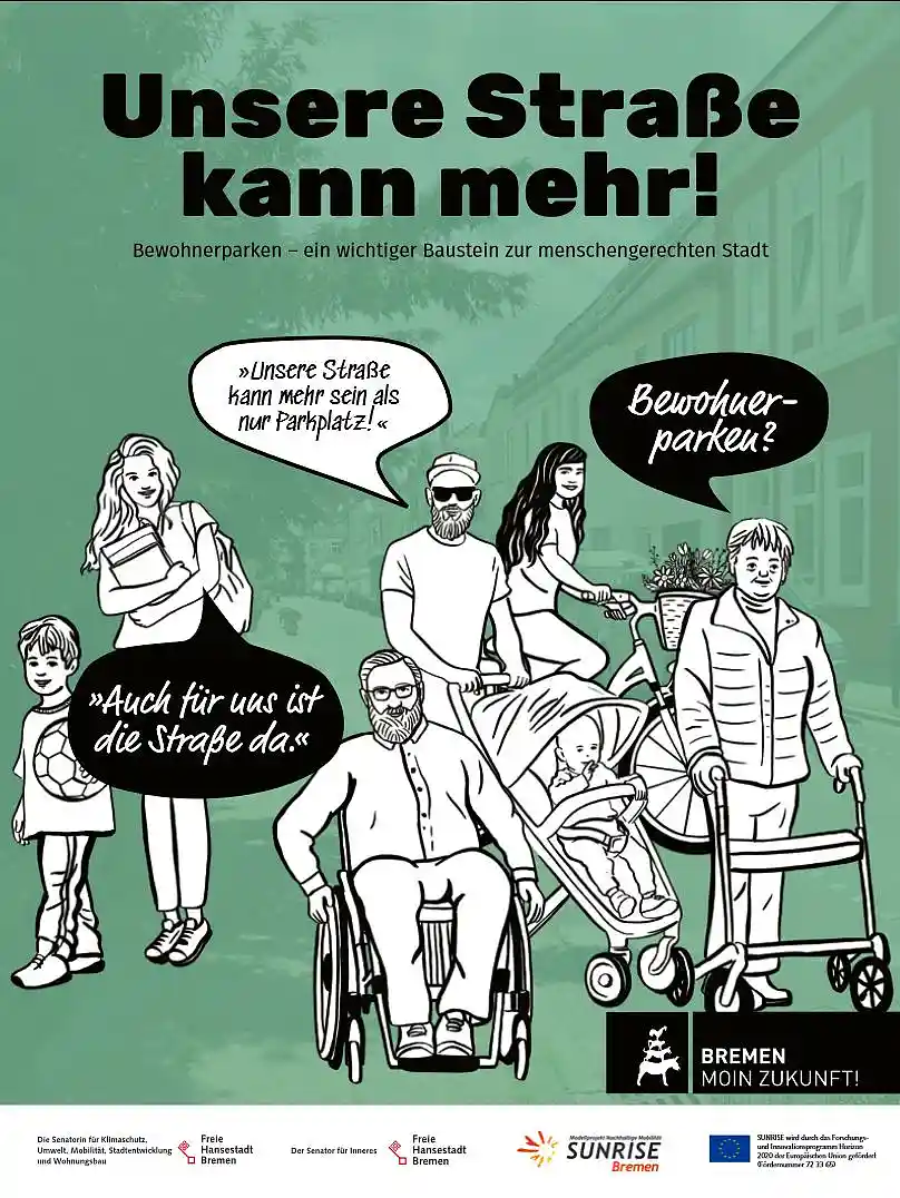 Kampagnenplakat Anwohnerparken