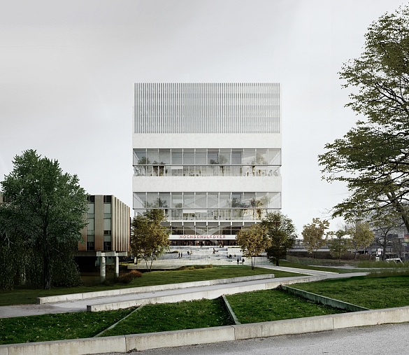 Wie in dieser Visualisierung des Architektenbüros E2A Piet Eckert und Wim Eckert Architekten aus Zürich könnte das HVZ aussehen