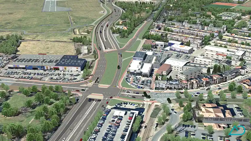 BA2-2 Tunnel Richtung stadteinwärts  Foto: Deges