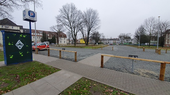 Foto: Öffentlicher Parkplatz Hulsberg (Bild SKUMS)