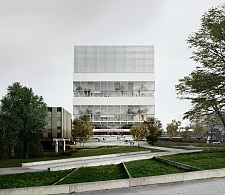 Wie in dieser Visualisierung des Architektenbüros E2A Piet Eckert und Wim Eckert Architekten aus Zürich soll das HVZ aussehen Bild: E2A / Piet Eckert und Wim Eckert Architekten  