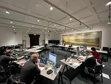 Bürgermeister Andreas Bovenschulte und Bildungssenatorin Claudia Bogedan während des Kita- und Krippendialogs Foto: Mike Schröder