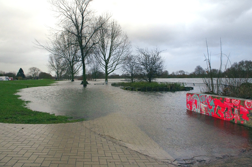 Weser Sturmflut in der Pauliner Marsch. © BREsilient_J. Meyerdirks
