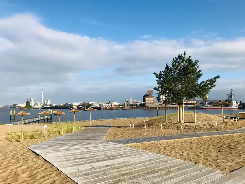 Blick auf  den Waller Sand Foto: WFB