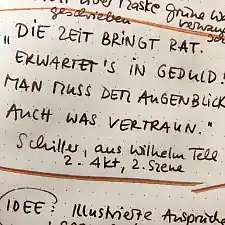 Anke Bär: Ideen Zusammentragen Foto: Cosima Hanebeck