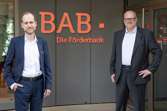 Die beiden BAB-Geschäftsführer Ralf Stapp und Kai Sander