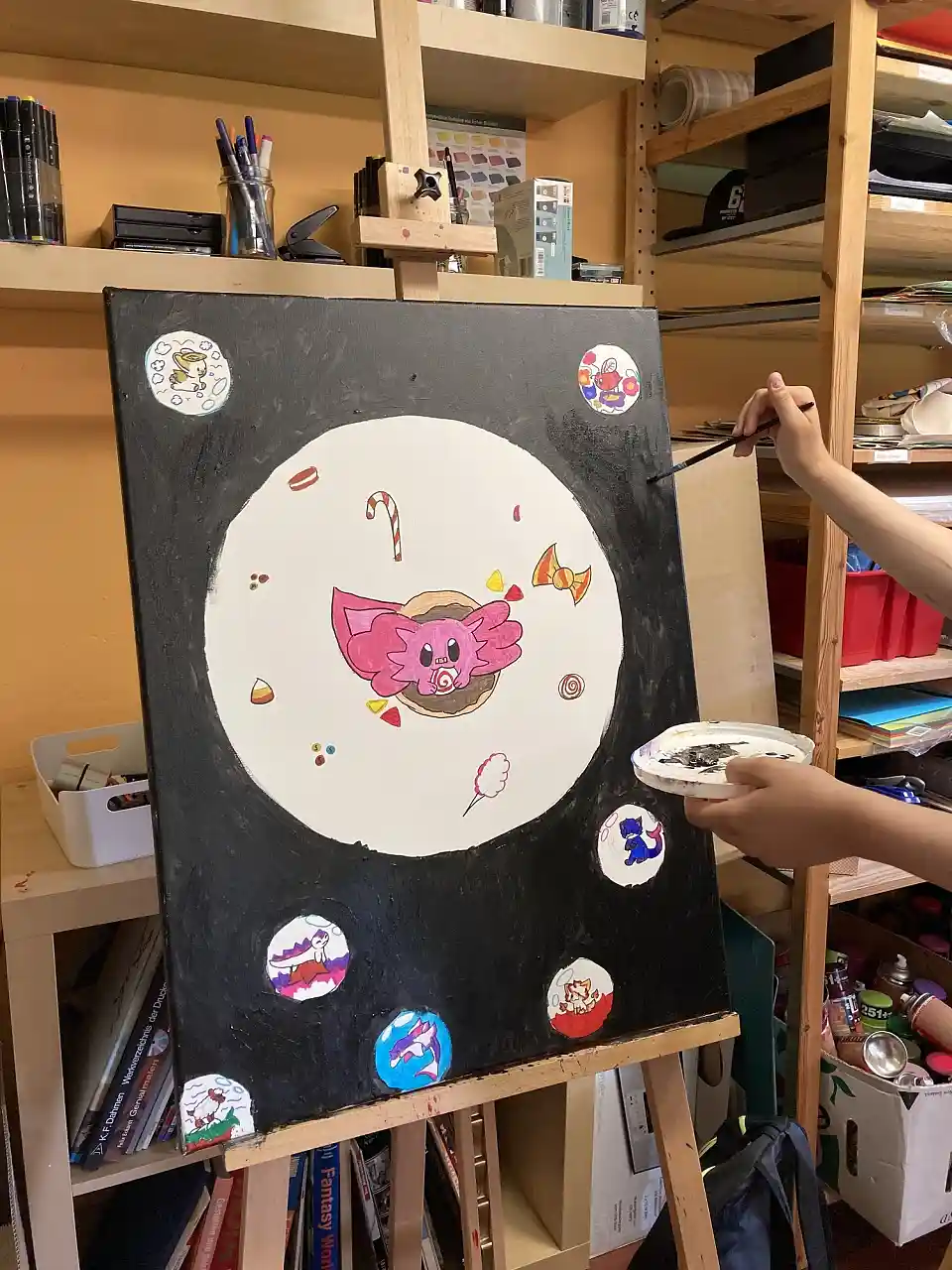 Noch im Entstehungsprozess: Ein weiteres Bild. Foto: AfsD