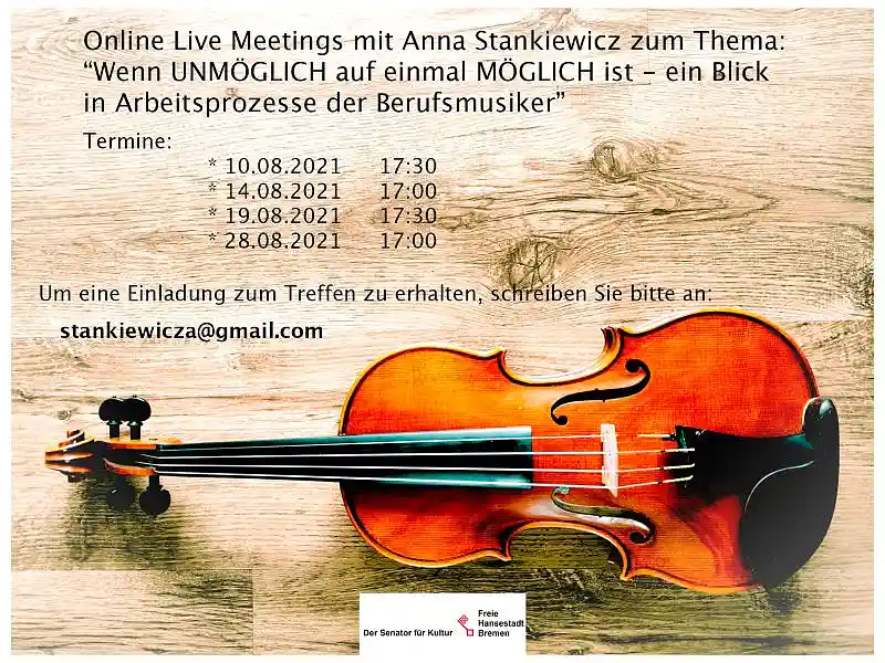 Live-Meetings, Anmeldung für den letzten Termin noch möglich.