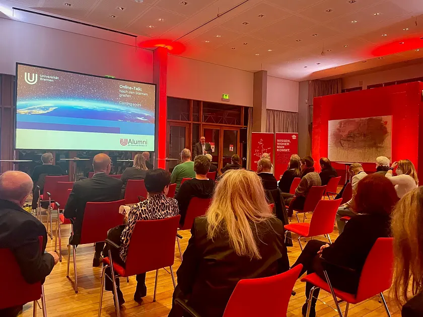 Staatsrat Dr. Olaf Joachim bei der Eröffnung der Veranstaltung. Foto: Landesvertretung