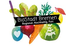 Logo BioStadt. Foto: SKMUS