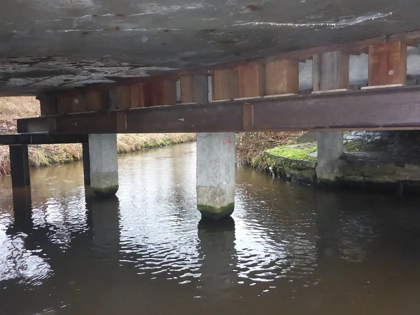 Ansicht von unten mit Schadensbild. Foto: ASV