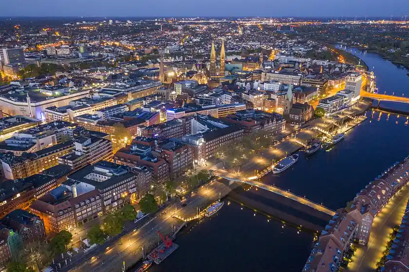 Zukunft neu gestalten  - Blick auf die Bremer Innenstadt | Foto: WFB Studio B