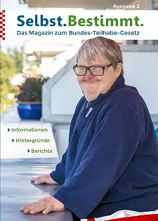 Das Titelbild der 2. Ausgabe von "SelbstBestimmt". Foto: Sozialressort