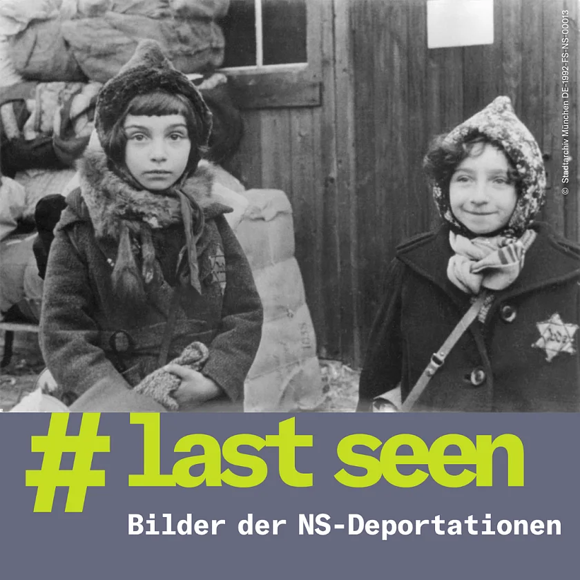 Plakat der Ausstellung #Lastseen. Foto: Landeszentrale für politische Bildung