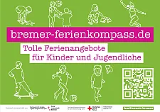 Plakat Bremer Ferienkompass. Foto: Soziales
